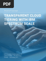 Transparent Cloud Tiering With Ibm Spectrum Scale: Proof of Concept