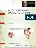 Apego, Parentalidad y Emociones Positivas