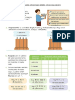 Ficha de Aplicación Representando Numero en Material Concreto