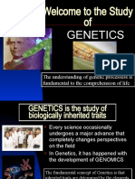 Welcome To The Study Of: Genetics
