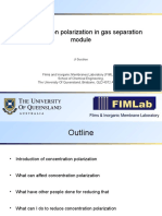 Concentration Polarization in Gas Separation
