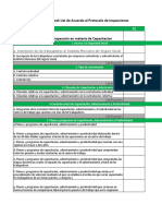 Check List Protocolo de Inspecciones STPS