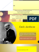 Durkheim Aula Teoria e Método