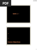 Unit 1 - Introduction
