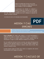 Medida y Calculo de Errores