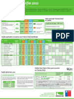 VS Tarifas 2022 2dotrimestre