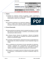 PST - 0914 - Segi - 090 - 007 Liberación de Anfo Loader para Servicio de Mantenimiento