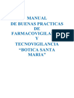 Manual de Buenas Practicas de Farmacovigilancia y Tecnovigilancia