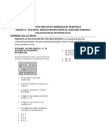 Evaluacion 6 Segundo Periodo