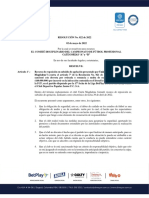 Resolución 022 de 2022 de la Dimayor que confirma sanciones para Unión Magdalena y Junior