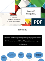 Tutorial 3 Kumpulan 2: Ahli Kumpulan: 1. Kanimozhi 2. Osai Nayagi A/P Arumugam 3. Amutha A/P Thanabalan