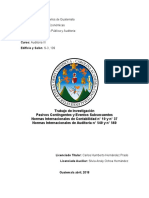 Auditoría III - Pasivos Contingentes y Eventos Subsecuentes