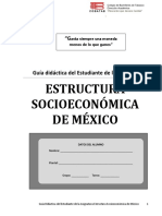 Guía Didáctica Del Docente. - Estructura Socio Económica de México