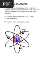 Discovery of A Proton