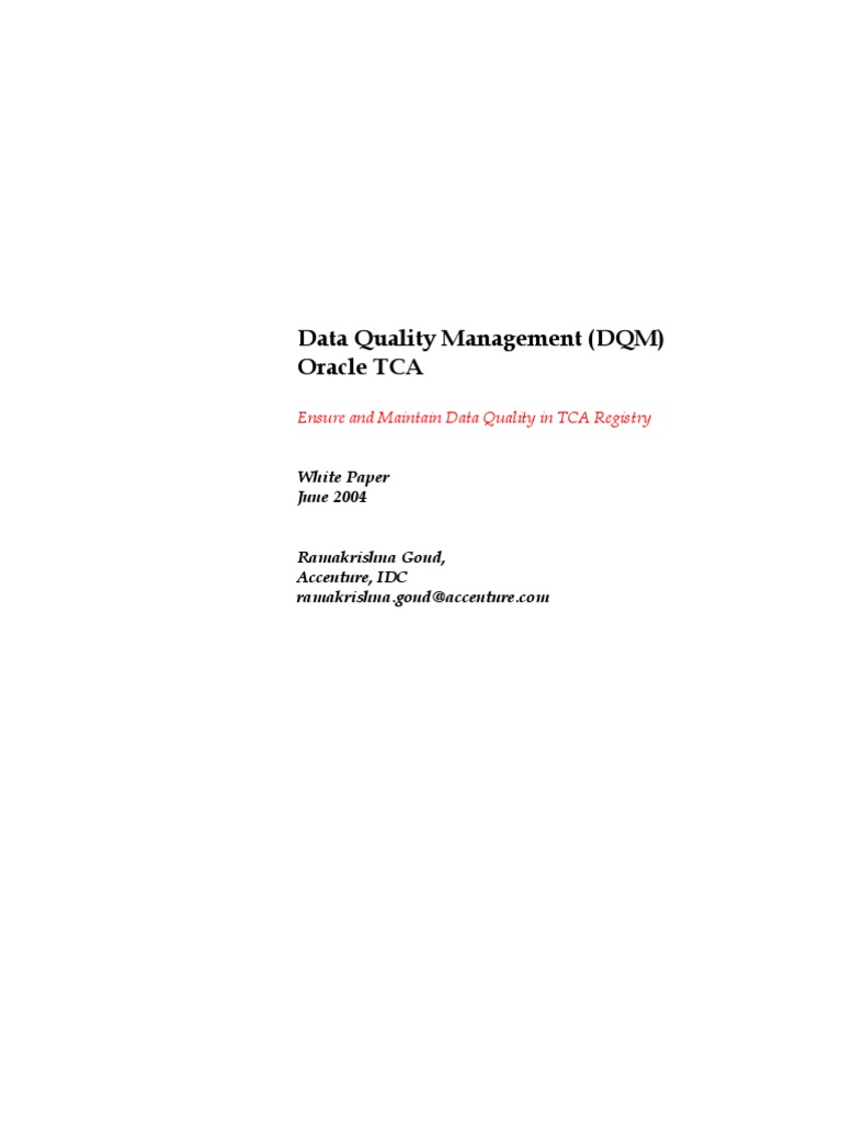 Oracle dqm staging program free