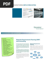 Manufacturing Mrp and Forecasting