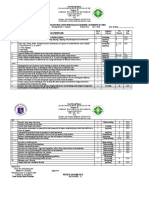 Table of Specification With Least-Learned Competency Form: Kagawaranng Edukasyon Sangay NG Lungsod NG Dabaw