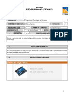 Actividad - Compuertas NOT, AND, XOR