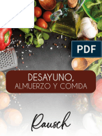 Ebook - DESAYUNO, ALMUERZO Y COMIDA - Rausch