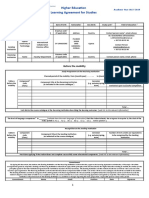 Erasmus Learning Agreement For Studies