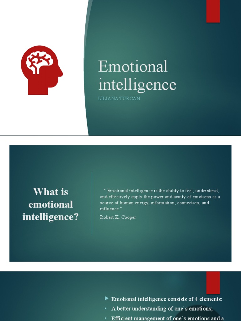 Understanding Emotional Intelligence | PDF | Emotions | Intelligence