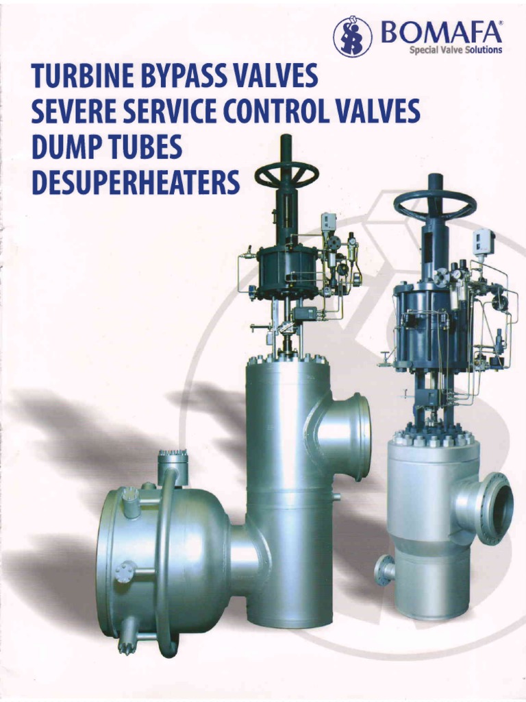 Turbine Bypass Valve Bomafa | PDF | Steam | Manufactured Goods