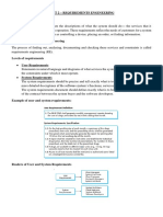 Unit 2 - Requirements Engineering Definition: Requirements