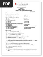 Weekend Assignment Biology - 1 Grade Viii