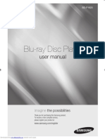 Blu-Ray Disc Player: User Manual