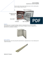 Partes esenciales de un tablero eléctrico