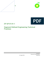 EP GP 01-01-1 Segment Defined Engineering Technical Practices