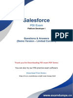 Salesforce: PDI Exam