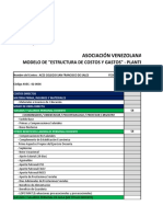 Estructura de Costos 2021-2022