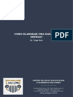 Como elaborar uma defesa consistente