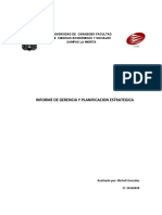 2do Informe de Gerencia y Planificacion Estrategica Michell Gonzalez Ci 26166828