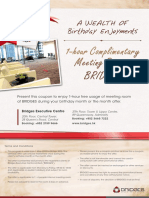 Fdocuments - in - Birthday Coupon 01 Present This Coupon To Enjoy 1 Hour Free Usage of Meeting