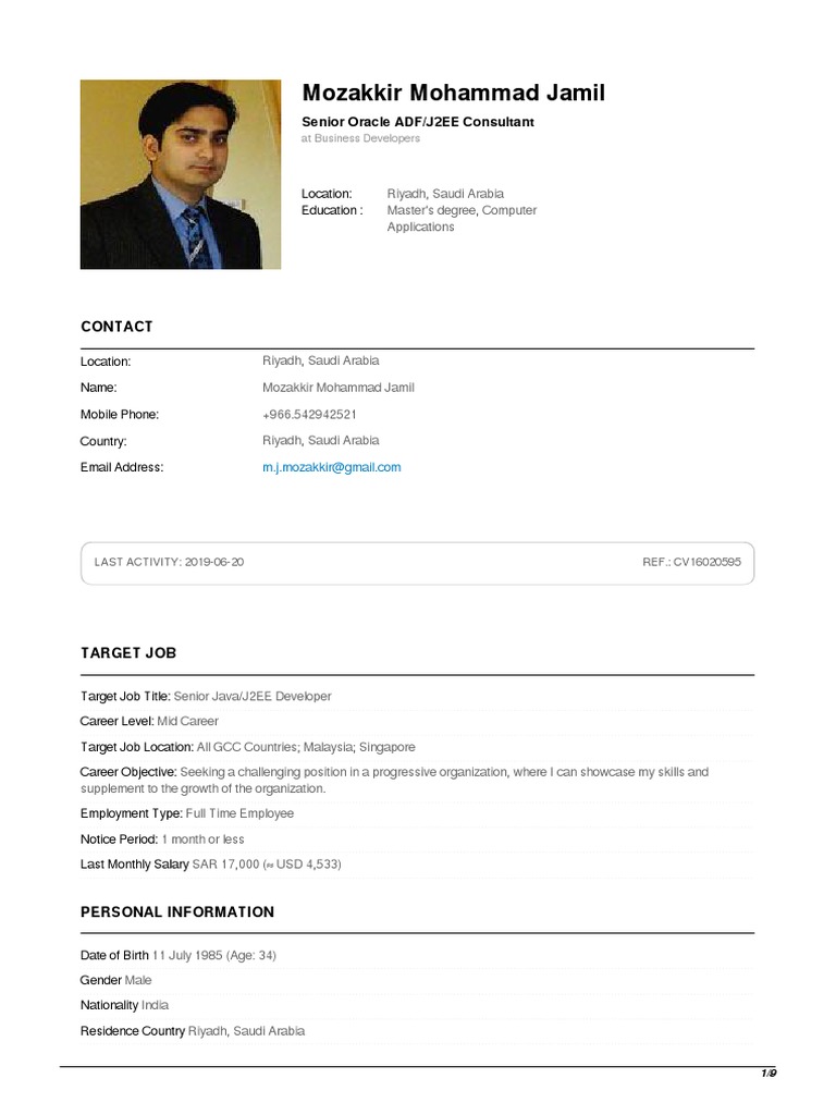 Senior Oracle HCM Consultant Profile | PDF | Oracle Corporation | Pl/Sql