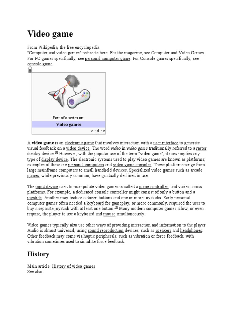 Understanding Video Games: A Guide | PDF | Video Games | Cheating In ...