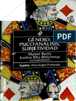 Burín - Género y Psicoanálisis - Subjetividades Femeninas Vulnerables. Cap.2 (Pp. 61-99)