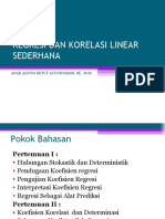 Xii. Regresi Dan Korelasi Linear Sederhana