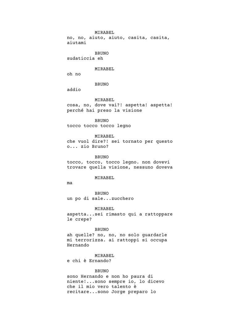 Script Encanto | PDF