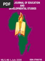 Download African Journal of Education and Developmental Studies  Vol 5 No 1 July 2008 eJournal by virus_xxx SN57265327 doc pdf