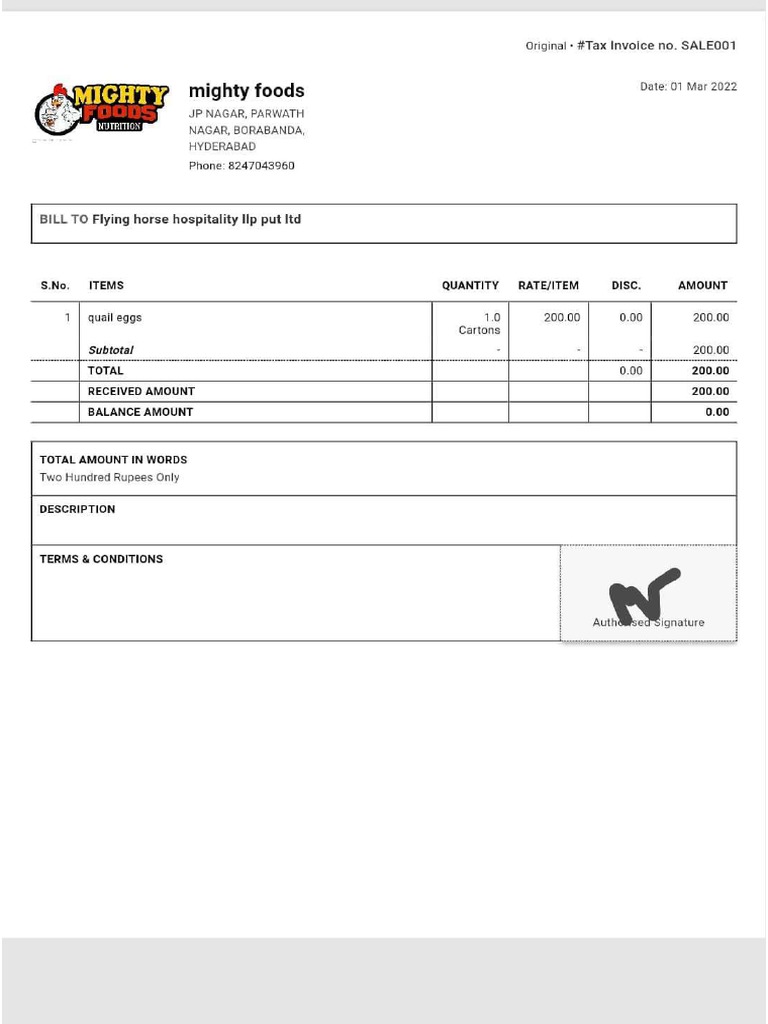 Invoice Egg | PDF
