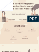 Caso de Estudio Prevención y Control Integrados de La Contaminación Del Aire El Caso de Los Óxidos de Nitrógeno.