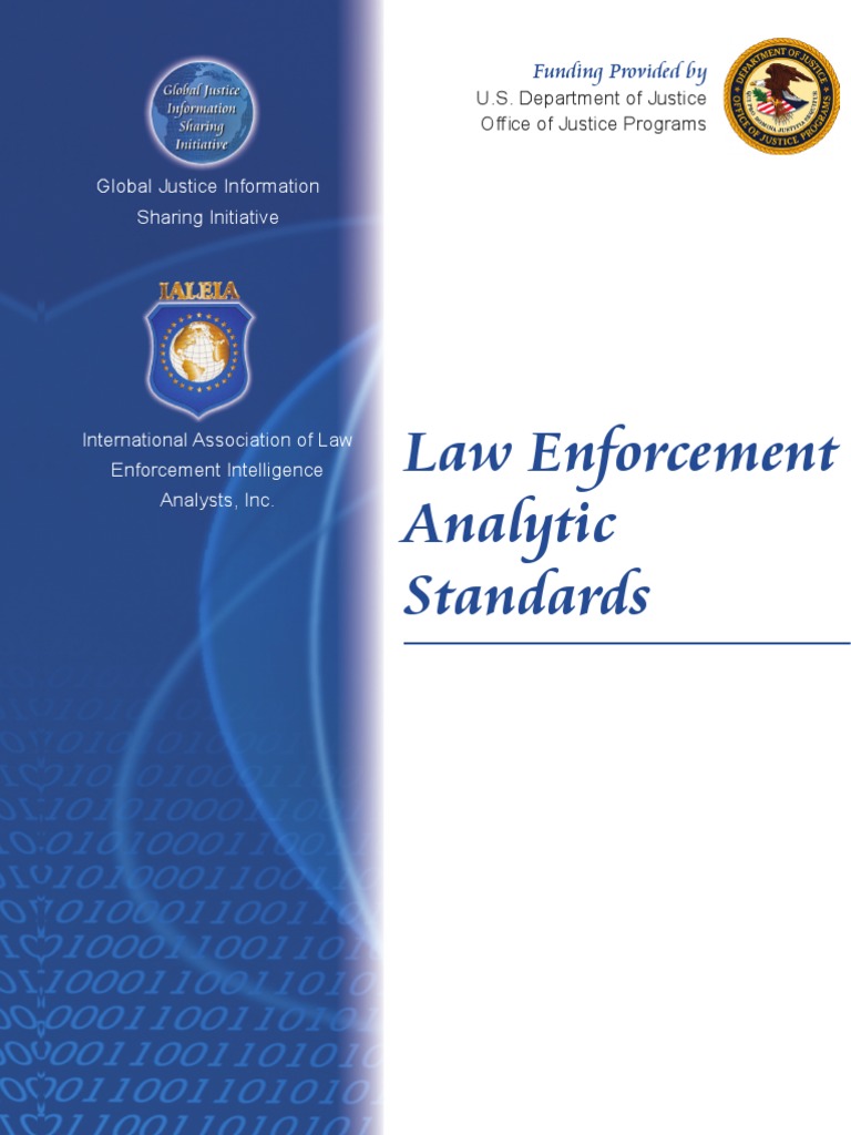 Law Enforcement Analytic Standards PDF Intelligence Analysis Analysis