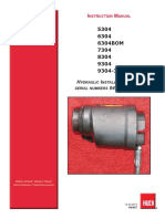 Nstruction Anual: Ydraulic Nstallation Ools Serial Numbers and Above