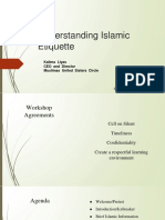 Uie Aw. Islamic Etiquette Training - PPT Embedded