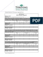 3 Employee Performance Appraisal Form