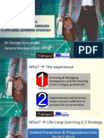 DR George Scroubelos: Developing A Societal Preventive Culture Through A Life-Long Learning Strategy