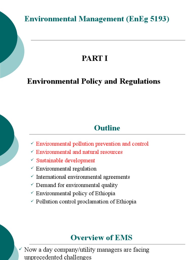 Understanding Environmental Management Systems A Comprehensive
